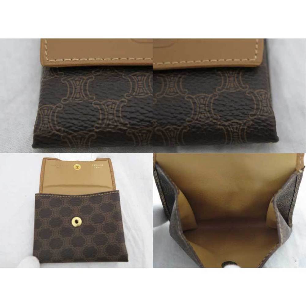 Celine Macadam Leather Pouch Multi Case Brown - image 3